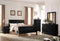 Louis Philippe Eastern King/Queen Bed, Black